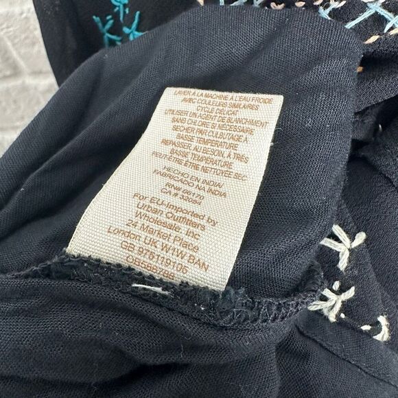 Free People These Eyes Together Black Mini Dress size XS - Picture 5 of 7